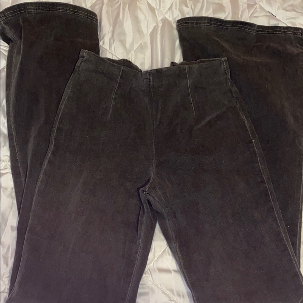 Gray flare jeans from fashion nova size 3